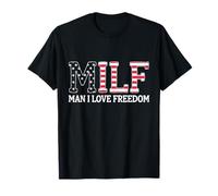 MILF Uomo Amo la Libertà Bold Patriotic USA Maglietta