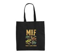 MILF Uomo Che Amo Le Rane - Borsa In Tela - Divertente Rude Rane Rettili Amore