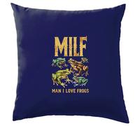MILF Uomo Che Amo Le Rane - Cuscino - Divertente Rude Rana Rettili Amore