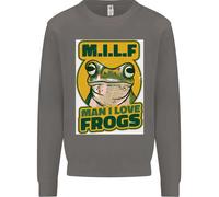 MILF Uomo Che Amo Le Rane Felpa Maglione