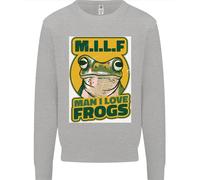 MILF Uomo Che Amo Le Rane Felpa Maglione