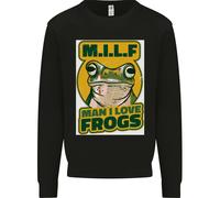 MILF Uomo Che Amo Le Rane Felpa Maglione