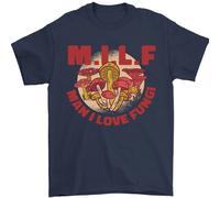 Milf Uomo i Love Fungi Mycology Ricerca Uomo T-Shirt 100% Cotone