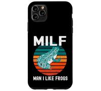 MILF Uomo Mi Piace Rane Divertente Rana Anfibio Papà Scherzo Custodia per iPhone 11 Pro Max