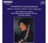 Milhaud/ Glazunov/ Rahbari/ Brt Po - Milhaud / Saxophone & Orchestra Works