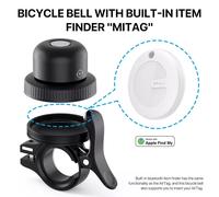 MiLi - MiBell MFI (Certificato Apple) campanello per bici con MITAG Integrato