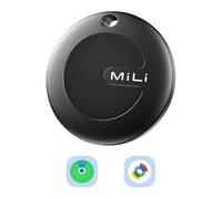 MiLi MiTag Duo Smart Tracker 1 Pezzi per Apple Dov’è e Google Funzioni Trova, localizzatore chiavi compatibile con iOS e Android, IP67, batteria CR2032 sostituibile