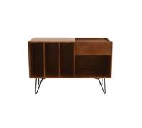 Miliboo Boogie - Credenza in legno di mango massiccio tinto e metallo, L90 cm