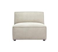 Miliboo Modulo diritto per divano in tessuto ciniglia beige Split