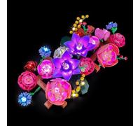 Mililier Set di illuminazione a LED compatibile con 11503 The Botanical Collection Flower Wall Set, kit di luci fai da te per modello 11503 (set da costruzione non inclusi)