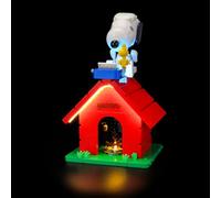 Mililier Set di illuminazione a LED compatibile con Lego 21368 Peanuts: Snoopy's Doghouse, Kit di luci fai da te per modello 21368 Building Blocks (set da costruzione non inclusi)