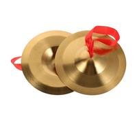 Milisten 1 paio Cymbali Finger per Danza Strumenti Musicali Percussivi Lega per Adulti per Insegnare Ritmo e per Performance e Educazione Musicale