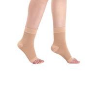 Milisten 1 Paio di Calzini per Compressione Del Piede Cavigliera Supporto per Compressione Calzini per Calzini per Fascite Plantare Supporto Arco Taglia S/M Colore Pelle