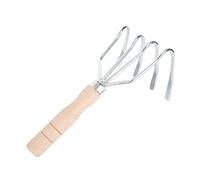 Milisten 1 pezzo Rastrello da Giardinaggio Denti per Scavare e Strumento Manuale per Coltivazione e Arachidi per e