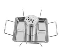 Milisten 1 Set Arrosto Inossidabile Pratico per Turchia Grigliata per Barbecue Facile da Montare e Smontare Design Ergonomico per Grigliate Sane