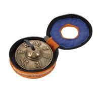 Milisten 1 set Campane Tingsha Rame per Meditazione per Yoga e Spirituali Strumento Percussione Portatile per Iniziare e Concludere La Pratica Meditativa