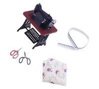 Milisten 1 Set Decorazione Della Casa Delle Bambole Macchina Per Cucire Soprammobili Piccoli Accessori Per La Casa Piccola Macchina Da Cucire Mobili e Accessori in Miniatura Plastica