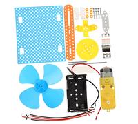 Milisten 1 set Educativo DIY per Progetto Esperimento con Ventilatore Elettrico Kit Assemblaggio per Sviluppare Competenze Pratiche e Creatività