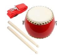 Milisten 1 set Percussione per Rosso con Bacchette Strumento Musicale per Sviluppare Ritmo e Creatività Educativo per Ragazze e Ragazzi