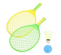 Milisten 1 set Racchette Badminton per Kit Completo con Palline All Facile Usare e Portatile Coordinazione e Relazioni Genitore Colore Casuale Colore Casuale