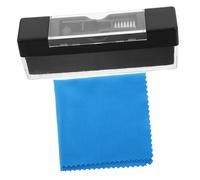 Milisten 1 Set Spazzola per la pulizia dei dischi in vinile puntine per giradischi per dischi in vinile pennello stilo pulizia dello stilo spazzola per dischi in vinile antistatica plastica