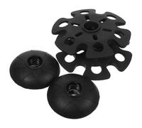 Milisten 1 Set Supporto Per Il Del Personale Alpinismo Accessori Neve Accessori Bastoni Trekking Da Passeggio Con Sedile Montagna Protezione Della Punta Del Palo Black 4 Pz
