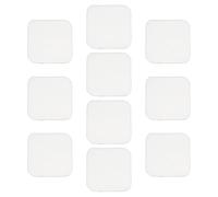 Milisten 10 Pezzi Asciugamani per Ragazzo Ragazza in Cotone 100% Morbido e Assorbente, Salviette Viso Doppio Strato, per Bagnetto e Pappa, Lavabili e Traspiranti, Colore Blu Piccolo