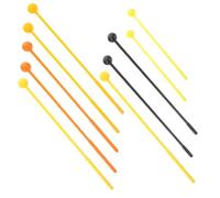 Milisten 10 pezzi Bacchette per Percussioni in Plastica Resistenti Mazzuole Colorate per Xilofono Glockenspiel e Strumenti Percussione Design Portatile e Versatile per Musicisti
