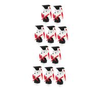 Milisten 10 Pezzi Bambola Da Dottore Orso Graduato Orso Di Laurea Imbottito Bouquet Di Laurea Chic Bouquet Di Orsi Chic Accessori Per La Stagione Delle Lauree Tessuto Non Tessuto