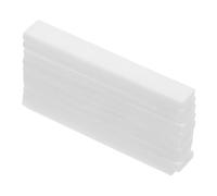 Milisten 10 pezzi Materiale Intarsio Chitarra Piatto in Madreperla Bianca Spessore per Decorazione Tastiera Vintage Chitarra Banjo Mandolino