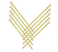 Milisten 10 Pezzi Piccolo Del Paesaggio in Metallo Pali in Ancore Ancoraggio Pali Fissi a Spirale Zincato Picchi Di Posta in Gioco Prato Acciaio Al Carbonio Grado 8.8 D'oro