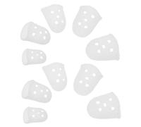 Milisten 10 pezzi Proteggi Dita in Silicone per Kalimba Copri Dita Traspiranti Antiscivolo Morbidi e Resistenti per Prolungato