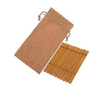 Milisten 10 Pezzi Stick di bambù Yijing Oggetto di Divinazione Cinese Bastoncini Cinesi Bastoncini di Fortuna Oggetti di Scena del Gioco di Divinazione Strumenti Divinatori bambù