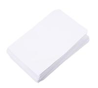 Milisten 100 Buste da Lettera Bianche Spesse 176x125mm per Documenti Sacchetti di Carta per Conservazione Privacy Ufficio e Uso Personale