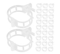 Milisten 100 Pezzi Clip in Plastica per Supporto Piante Rampicanti Pomodori e Fissaggio Attrezzi per Crescita e Stabilità in Esterni