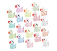 Milisten 100 Pezzi Miniature Anatre in Luminescenti Figurine Animaletti Glow in The Dark per Micro Paesaggio Casa delle e Decorazioni Notturne