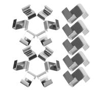Milisten 100 Pezzi Pz Clip Z in Inossidabile per Serra Fissaggio Lastre per Serra Terrazzo Resistenti e Facili da Installare per Protezione Antivento