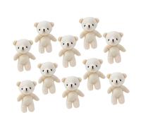 Milisten 10Pezzi Ciondolo Peluche da Mini Giocattoli Stoffa per Te come Portachiavi o Decorazione per Bagaglio Design