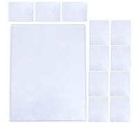 Milisten 12 Pezzi Custodie Protettive per Foto 21,6x30,5 Cm in Plastica Trasparente, Maniche per Foto Riutilizzabili Apertura Superiore, Protezioni per Album Fotografici e Documenti