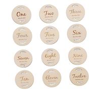 Milisten 12 Schede Commemorative per Del Mensili per Progressi Del Design Shower e Regali per Nuove Mamme