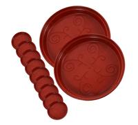Milisten 12pezzi Sottovaso per Piante Rotondo Vassoio Antigoccia per Fioriere Contenitore in Resistente per Vasi da Esterno Sottovaso Pratico per Vasi in e Terracotta Vaschetta -