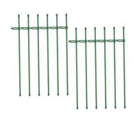 Milisten 12sets Supporto per Piante da Giardino da Picchetti per Piante Rampicanti Sostegno Stabile per Fiori e Pomodori Naturale