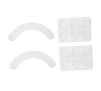 Milisten 14 pezzi Tappetini Silenziosi per Batteria Silicone Autoadesivi Set per Riduzione Del Volume Facili da Rimuovere per Pratiche senza