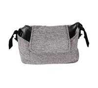 Milisten 1pezzi Borsa per Passeggino in Lino Flessibile e Resistente Organizer per Pannolini e Accessori Agganciabile Facilmente al Manubrio del Passeggino Cinghie Laterali Robuste per Geni