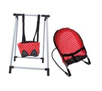 Milisten 1Set accessori per bambole accessori per per bambole mobili per bambole accessori per babydoll per piccoli seggiolino auto per bambole ferro da stiro rosso