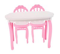 Milisten 1Set Impostato Mini mobili in casa mobili realistici delle bambole Accessori per la casa delle bambole in miniature Mini accessori delle bambole dolci mini mobili plastica rosa