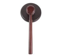 Milisten 1Set Martelletto da Giudice Legno Strumento Pratico per Avvocati e per e Presidenti Club Finitura Liscia e Materiale Resistente