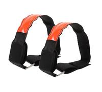 Milisten 2 Bracciali LED Riflettenti per Sicurezza Armband Luminosi per Corsa Notturna Alta visibilità Impermeabili e Facili Indossare