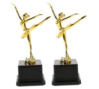 Milisten 2 Decorazioni per Feste e trofei Coppa Decorativo trofei per la ispiratore Gara plastica d'oro