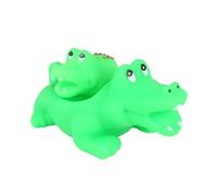 Milisten 2 Giocattoli da Bagno per Coccodrillo Cartoon Galleggiante Squeaky Sicuro e Morbido Stimola Udito e Tocco per Vasca e Piscina Ragazzo